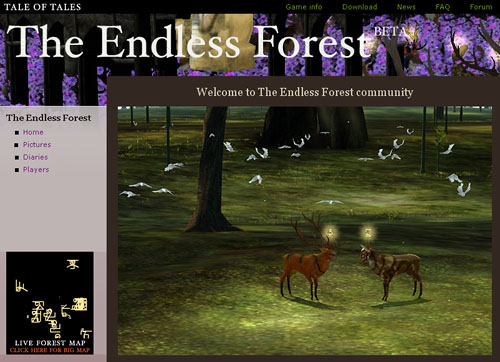 The Endless Forest community website